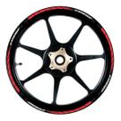 Friso Adesivo Refletivo Roda Moto Cb650f Vermelha Resitank