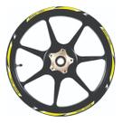 Friso Adesivo Refletivo Roda Moto Fazer Ys250 Amarelo Preto