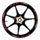 Friso Adesivo Refletivo Roda Moto Suzuki Vermelho Resitank