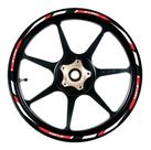 Friso Adesivo Refletivo Roda Moto Xj6 Vermelho