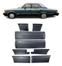Friso Borrachão Lateral Opala 1987 A 1990 Preto 4 Portas - 300.603