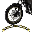 Friso De Roda Adesivo Refletivo Bmw 650 Gs Amarelo E Preto