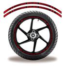 Friso De Roda Adesivo Refletivo Bmw 650 Gs Vermelho E Preto