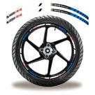 Friso De Roda Adesivo Refletivo Bmw S1000R Branco Vermelho E Preto