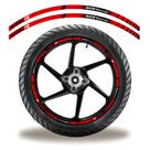 Friso De Roda Adesivo Refletivo Bmw S1000R Preto E Vermelho