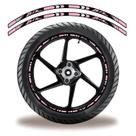Friso De Roda Adesivo Refletivo Honda Biz Rosa