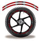 Friso De Roda Adesivo Refletivo Moto Honda Cbr Vermelho