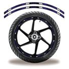 Friso De Roda Adesivo Refletivo Suzuki Hayabusa azul e preto