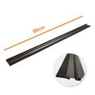 Friso de vedação em Alumínio Largura 080 cm - Preto