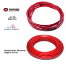 Friso Decorativo Flexivel p/ grade Vermelho 10mm 20 Metros Friso Decorativo Flexivel p/ grade Vermelho 10mm 20 Metros