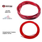 Friso Decorativo Flexivel p/ grade Vermelho 10mm 5 Metros