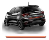 Friso Do Porta Malas Fiat Argo 2018 Vermelho Refletivo