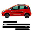 Friso Lateral Borrachão Fiat Idea 2005 a 2016 4 Portas c/ nome