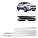 Friso Lateral Branco Polar Creta + Soleira Resinada 4 Peças