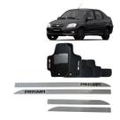 Friso Lateral Branco Prisma 2006 a 2012 + Tapete Bordado