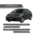 Friso Lateral Corolla Ponta Redonda Protetor de Porta Cores