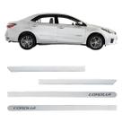 Friso Lateral COROLLA PRATA SUPER NOVA 2014 A 2024 com Nome Friso Lateral COROLLA PRATA SUPER NOVA 2014 A 2024 com Nome