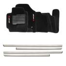 Friso lateral cromado universal 4p - nk0898 + tapete bordado etios (hatch/sedan) Friso lateral cromado universal 4p - nk0898 + tapete bordado etios (hatch/sedan)