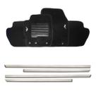 Friso lateral cromado universal 4p - nk0898 + tapete bordado novo ka 15/... Friso lateral cromado universal 4p - nk0898 + tapete bordado novo ka 15/...