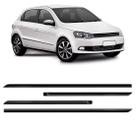 Friso Lateral Gol/voyage 2013 A 2017 4p - Preto - Kit 4 Pçs