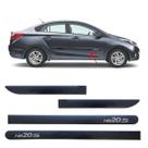 Friso Lateral HB20S 2013 a 2020 Azul Sky com Nome Friso Lateral HB20S 2013 a 2020 Azul Sky com Nome