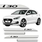 Friso Lateral Hyundai i30 Branco Proteção Porta 2008 à 2024