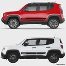 Friso Lateral Jeep Renegade 2015/2021 Modelo Original Friso Lateral Jeep Renegade 2015/2021 Modelo Original