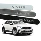 Friso Lateral Nivus 2021 a 2026 Redondo com Grafia Cromada em Alto Relevo