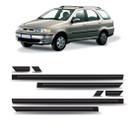 Friso Lateral Palio Weekend 1997 1998 1999 - Kit 8 Peças Friso Lateral Palio Weekend 1997 1998 1999 - Kit 8 Peças