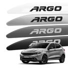 Friso Lateral para Argo 2017 a 2026 Preto Vulcano Facao Proteção 4 Portas