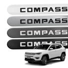 Friso Lateral para Compass 2017 a 2026 Proteção 4 Portas Ponta Redonda Friso Lateral para Compass 2017 a 2026 Proteção 4 Portas Ponta Redonda