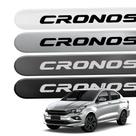 Friso Lateral para Cronos 2018 a 2026 Proteção 4 Portas Ponta Redonda