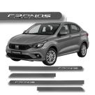 Friso Lateral Para Cronos 2022 2023 2024 25 Nome Cromada COR:CINZA SCANDIUM