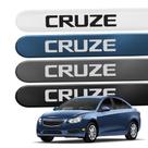 Friso Lateral para Cruze 2012 a 2023 Proteção 4 Portas Ponta Redonda
