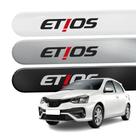 Friso Lateral para Etios 2012 a 2021 Proteção 4 Portas Ponta Redonda