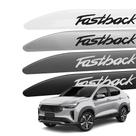 Friso Lateral para Fastback 2022 a 2026 com Ponta Facao Nome em Adesivo 4 Portas