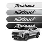 Friso Lateral para Fastback 2022 a 2026 Proteção 4 Portas Ponta Redonda Friso Lateral para Fastback 2022 a 2026 Proteção 4 Portas Ponta Redonda