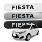 Friso Lateral para Fiesta 2002 a 2014 Proteção 4 Portas Ponta Redonda