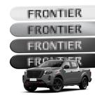 Friso Lateral para Frontier 2008 a 2026 Proteção 4 Portas Ponta Redonda