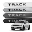 Friso Lateral para Polo Track 2023 2024 2025 com Ponta Redonda Nome em Adesivo 4 Portas