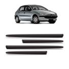 Friso Lateral Peugeot 206 2000 A 2010 4p - Kit 4 Peças