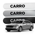 Friso Lateral Porta para Accord 2008 a 2021 Ponta Redondo com Nome em Adesivo