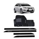 Friso Lateral Preto Focus 2009 A 2012 + Tapete Bordado