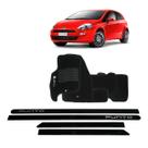 Friso Lateral Preto Punto 2007 a 2012 + Tapete Bordado