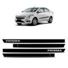 Friso Lateral Prisma 2006 A 2012 - Kit 4 Peças Personalizado