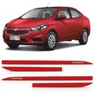 Friso Lateral Prisma Vermelho Carmim