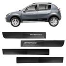 Friso Lateral SANDERO STEPWAY largo 2008 A 2014 Com Nome
