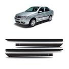 Friso Lateral Siena 2005 A 2007 4p - Kit 4 Peças Friso Lateral Siena 2005 A 2007 4p - Kit 4 Peças