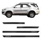Friso Lateral TOYOTA SW4 TODOS 2008 a 2011 PRETO COM NOME