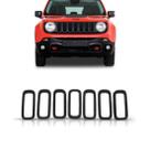 Friso Moldura Grade Jeep Renegade Frontal Preto